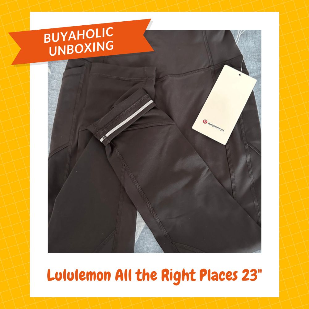 Buyaholic Unboxing : Lululemon All the Right Places High-Rise Drawcord 23" Legging