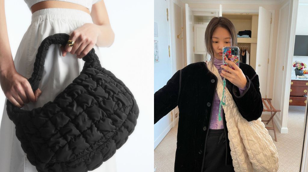 Shop COS Quilted Bag from UK & Ship to Malaysia! Budget-Friendly Bag Seen On Jennie from BLACKPINK