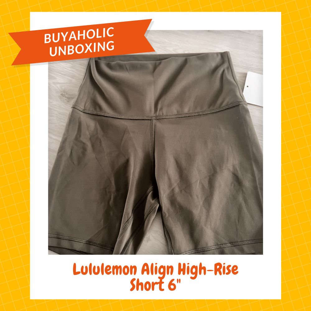 Buyaholic Sharing June : Lululemon Align™ High-Rise Short 6"