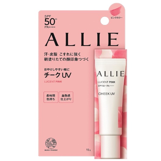 ALLIE - Chrono Beauty Colour On UV Cheek Lucent Pink 15g