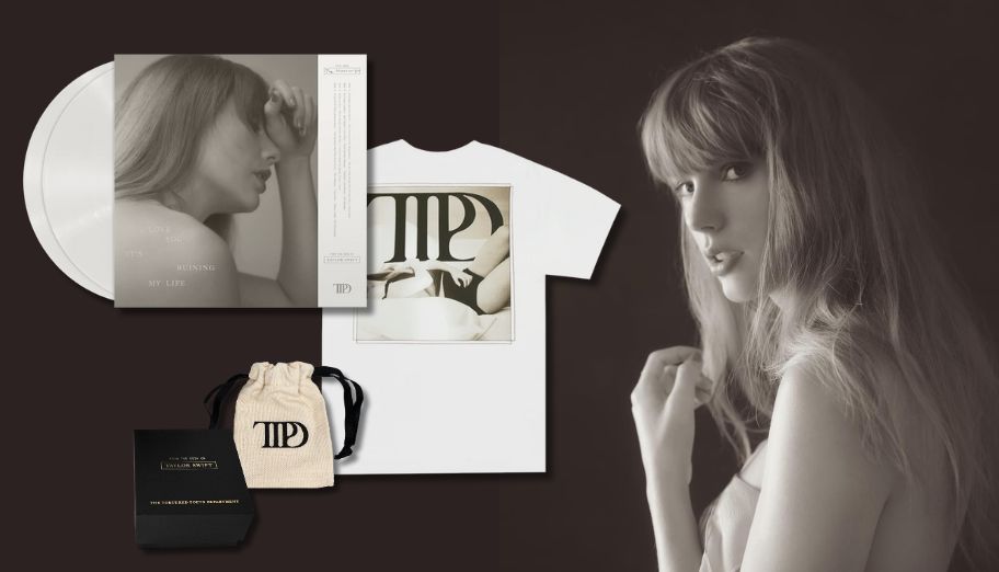 Attention Swifties! Shop Taylor Swift's "TTPD" LP, T-Shirts, and More to Malaysia!