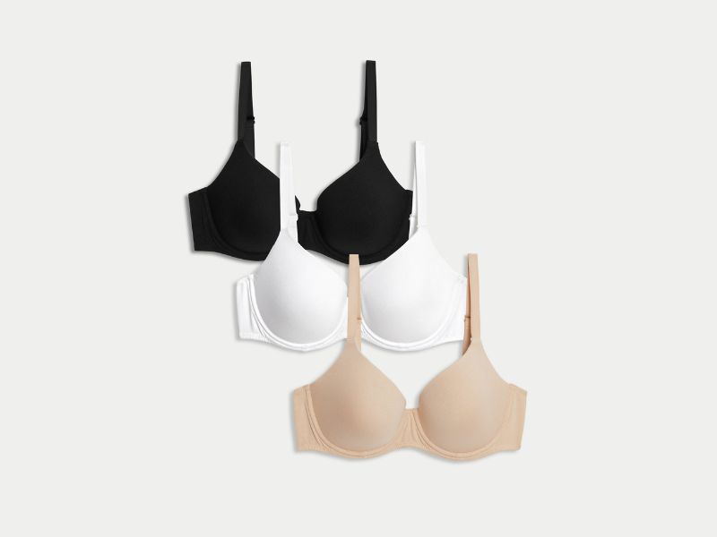 Recommended item:3pk Wired Full Cup T-Shirt Bras A-E