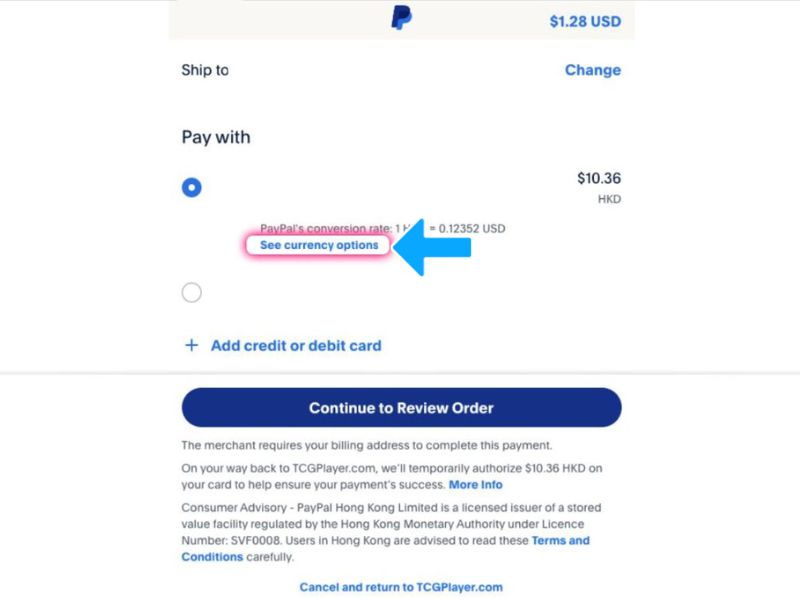 TCGplayer Shopping Guide – Step 11