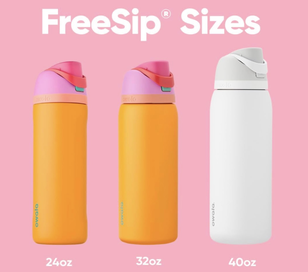 Owala FreeSip Insulated Stainless Steel Water Bottle