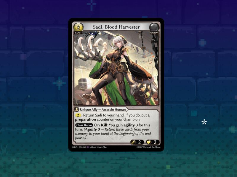 Sadi, Blood Harvester