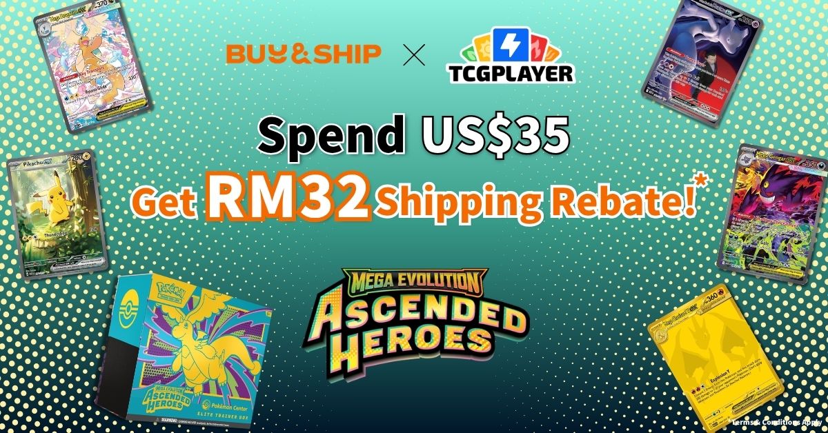 [Limited Time Offer] Shop Mega Evolution—Ascended Heroes on TCGplayer & Earn RM32 Shipping Credit!