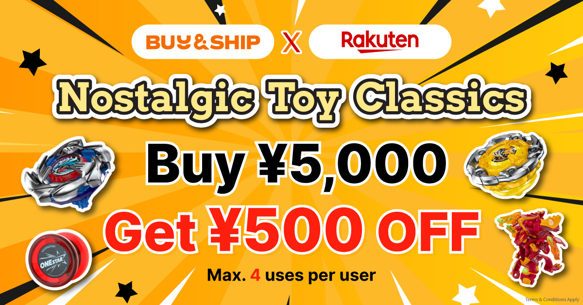 [Nostalgic Toys] Buy Beyblade X, Yo-Yo & Bakugan on Rakuten Japan + Buy&Ship Malaysia Forwarding Guide