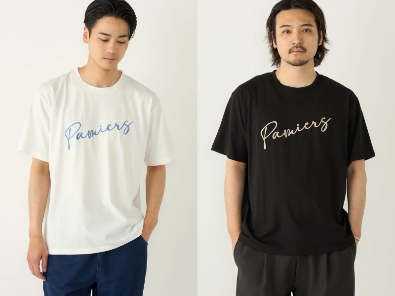 SHIPS Colors web-exclusive rope embroidery T-shirt in light white